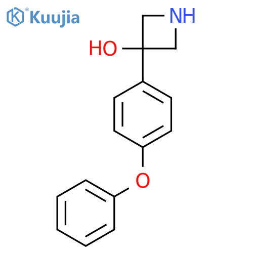 3-(4-phenoxyphenyl)azetidin-3-ol structure