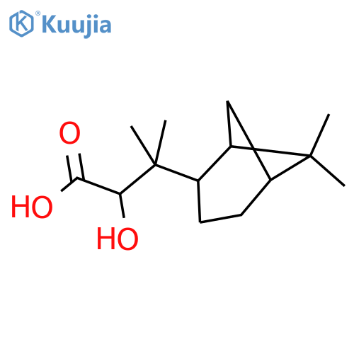 3-{6,6-dimethylbicyclo3.1.1heptan-2-yl}-2-hydroxy-3-methylbutanoic acid structure