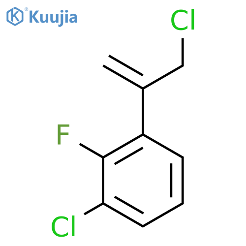 1-chloro-3-(3-chloroprop-1-en-2-yl)-2-fluorobenzene structure