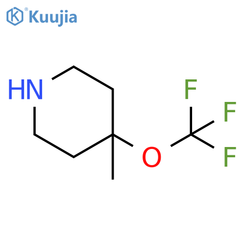 4-methyl-4-(trifluoromethoxy)piperidine structure