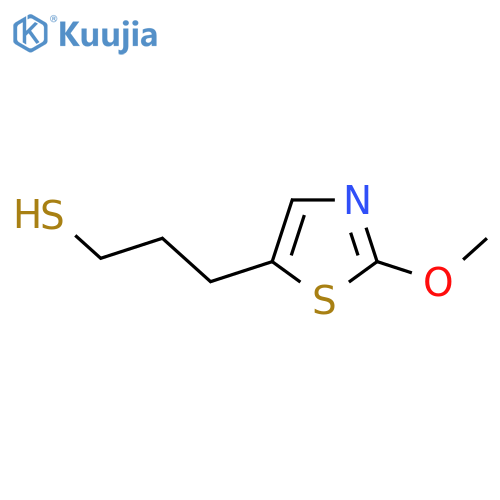 3-(2-methoxy-1,3-thiazol-5-yl)propane-1-thiol structure
