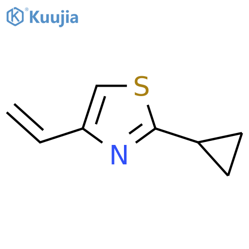 2-Cyclopropyl-4-ethenyl-1,3-thiazole structure