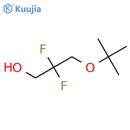 3-(tert-butoxy)-2,2-difluoropropan-1-ol structure