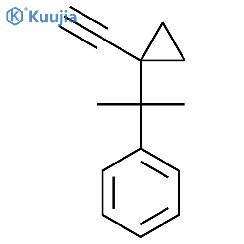 [2-(1-Ethynylcyclopropyl)propan-2-yl]benzene structure