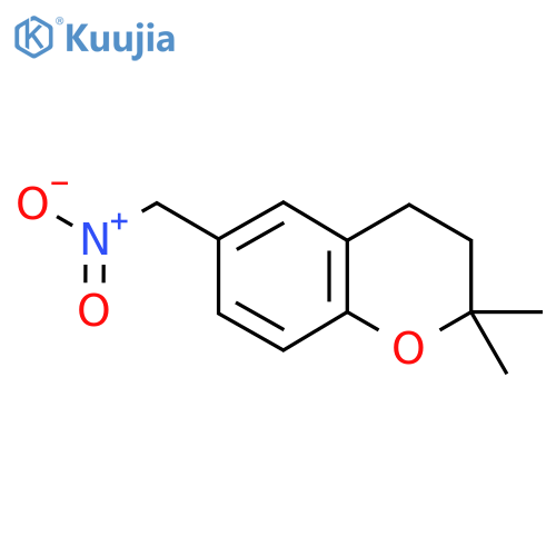 2,2-dimethyl-6-(nitromethyl)-3,4-dihydro-2H-1-benzopyran structure