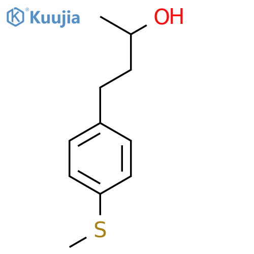 4-4-(methylsulfanyl)phenylbutan-2-ol structure