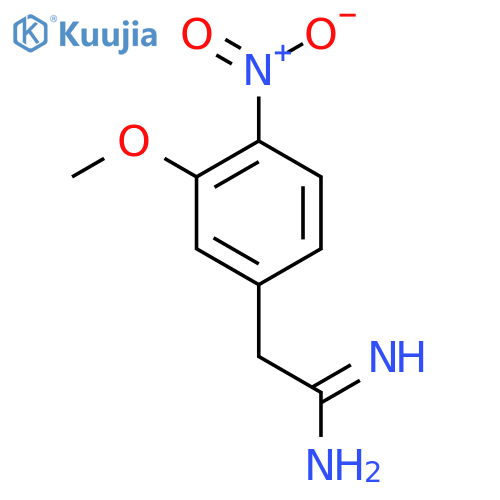 2-(3-methoxy-4-nitrophenyl)ethanimidamide structure