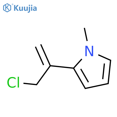 2-(3-chloroprop-1-en-2-yl)-1-methyl-1H-pyrrole structure