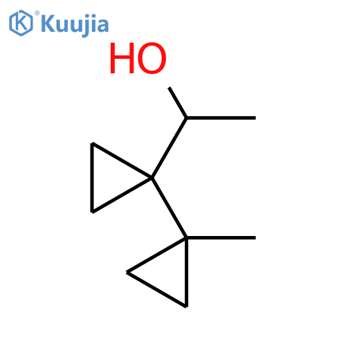 1-1-(1-methylcyclopropyl)cyclopropylethan-1-ol structure