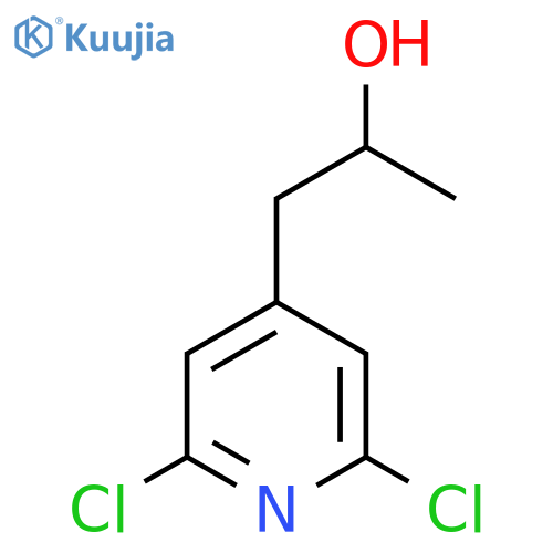 1-(2,6-dichloropyridin-4-yl)propan-2-ol structure