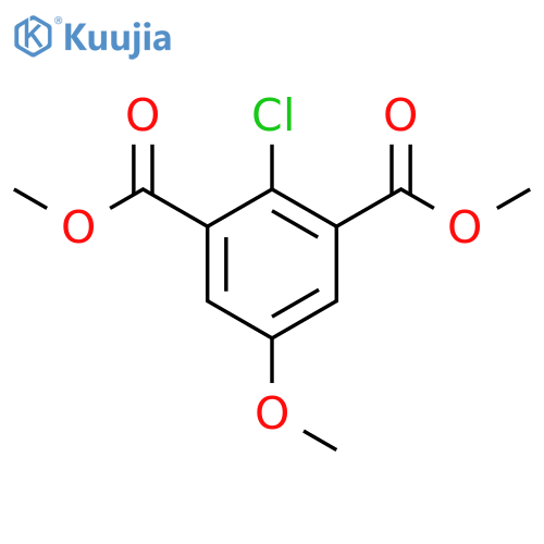 1,3-dimethyl 2-chloro-5-methoxybenzene-1,3-dicarboxylate structure