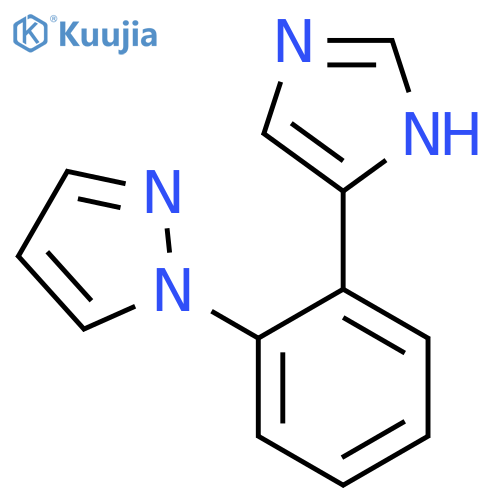 1-2-(1H-imidazol-4-yl)phenyl-1H-pyrazole structure