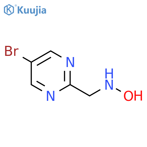 N-[(5-bromopyrimidin-2-yl)methyl]hydroxylamine structure