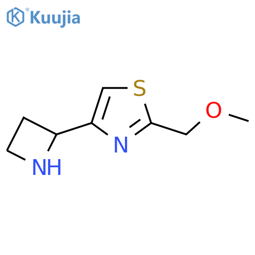 4-(azetidin-2-yl)-2-(methoxymethyl)-1,3-thiazole structure