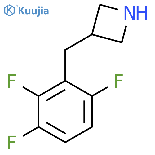 3-(2,3,6-trifluorophenyl)methylazetidine structure