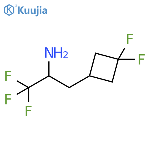 3-(3,3-difluorocyclobutyl)-1,1,1-trifluoropropan-2-amine structure