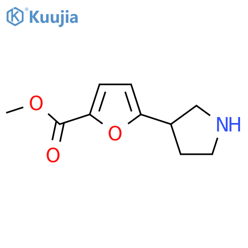 methyl 5-(pyrrolidin-3-yl)furan-2-carboxylate structure
