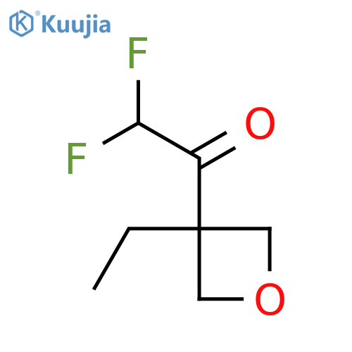 1-(3-ethyloxetan-3-yl)-2,2-difluoroethan-1-one structure