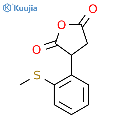 3-2-(methylsulfanyl)phenyloxolane-2,5-dione structure