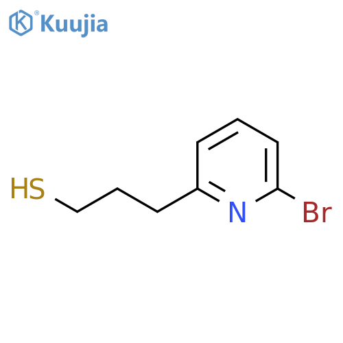 3-(6-bromopyridin-2-yl)propane-1-thiol structure