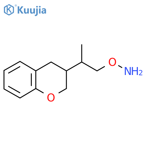 O-2-(3,4-dihydro-2H-1-benzopyran-3-yl)propylhydroxylamine structure