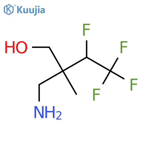 2-(aminomethyl)-3,4,4,4-tetrafluoro-2-methylbutan-1-ol structure