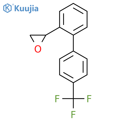2-{2-4-(trifluoromethyl)phenylphenyl}oxirane structure