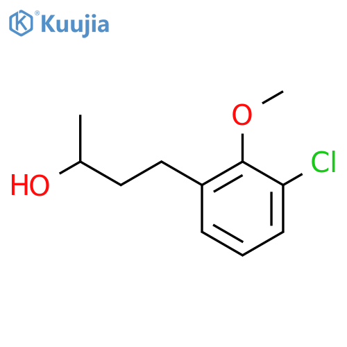 4-(3-chloro-2-methoxyphenyl)butan-2-ol structure