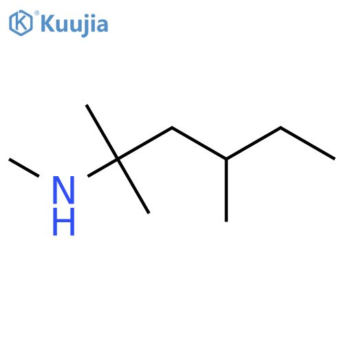 (2,4-dimethylhexan-2-yl)(methyl)amine structure