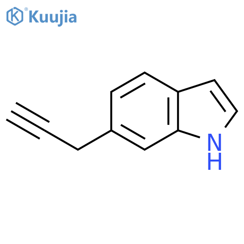 6-(prop-2-yn-1-yl)-1H-indole structure