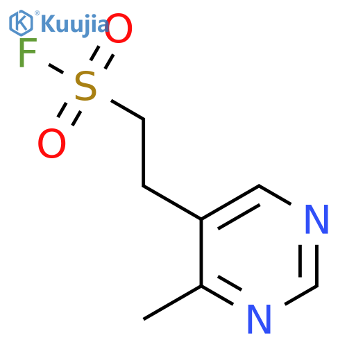 2-(4-methylpyrimidin-5-yl)ethane-1-sulfonyl fluoride structure