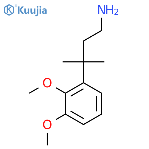 3-(2,3-dimethoxyphenyl)-3-methylbutan-1-amine structure