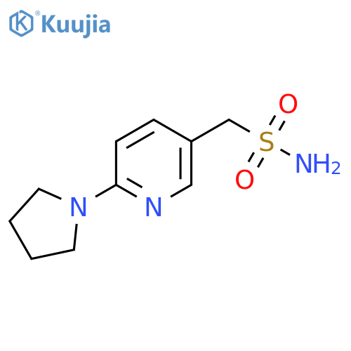 6-(pyrrolidin-1-yl)pyridin-3-ylmethanesulfonamide structure