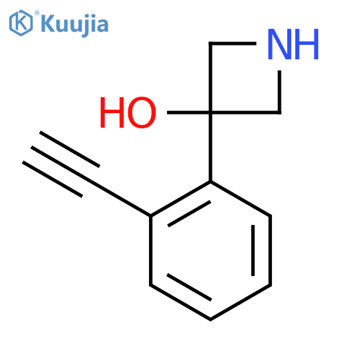 3-(2-ethynylphenyl)azetidin-3-ol structure