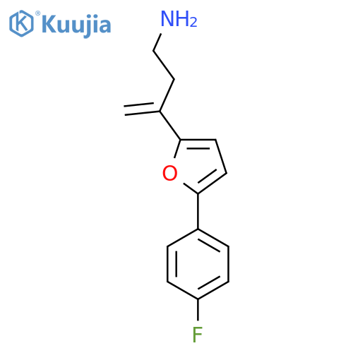 3-5-(4-fluorophenyl)furan-2-ylbut-3-en-1-amine structure