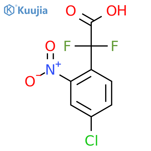2-(4-chloro-2-nitrophenyl)-2,2-difluoroacetic acid structure