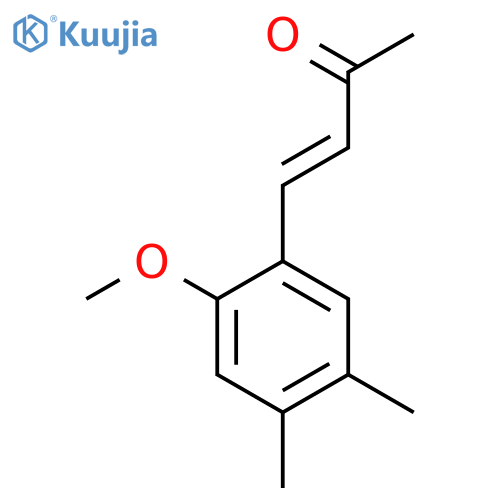 4-(2-methoxy-4,5-dimethylphenyl)but-3-en-2-one structure