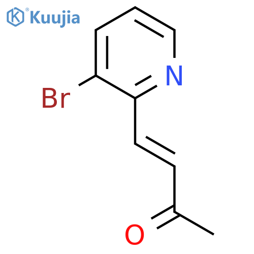4-(3-bromopyridin-2-yl)but-3-en-2-one structure