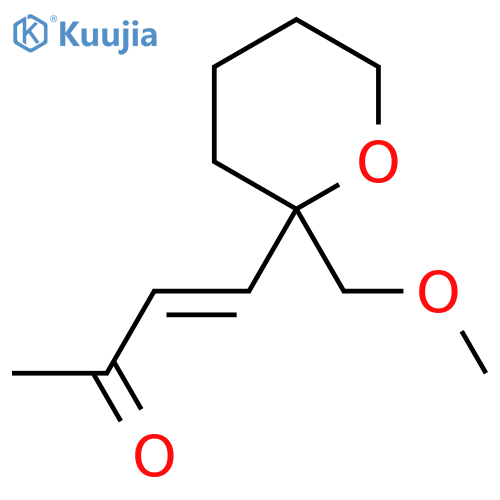 4-2-(methoxymethyl)oxan-2-ylbut-3-en-2-one structure