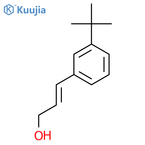 3-(3-tert-butylphenyl)prop-2-en-1-ol structure