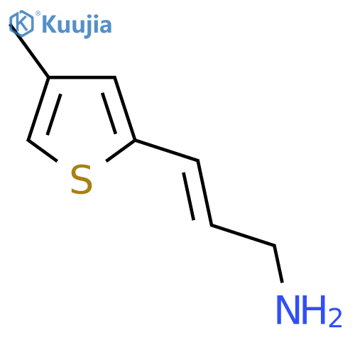 3-(4-methylthiophen-2-yl)prop-2-en-1-amine structure