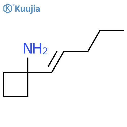 1-(pent-1-en-1-yl)cyclobutan-1-amine structure