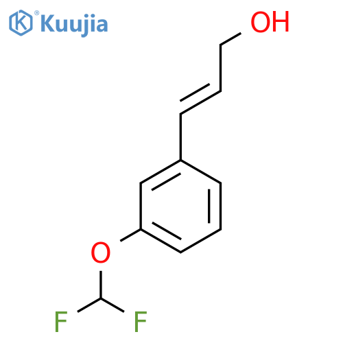 3-3-(difluoromethoxy)phenylprop-2-en-1-ol structure