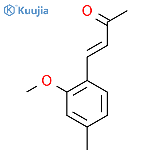 4-(2-methoxy-4-methylphenyl)but-3-en-2-one structure