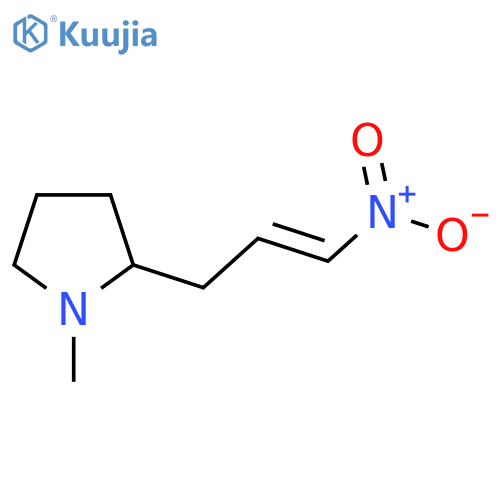 1-methyl-2-(3-nitroprop-2-en-1-yl)pyrrolidine structure