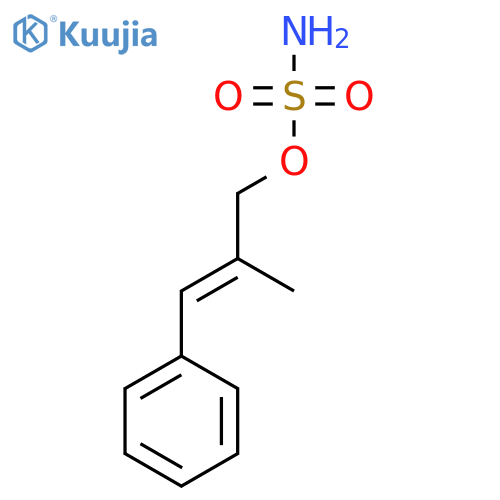 2-methyl-3-phenylprop-2-en-1-yl sulfamate structure