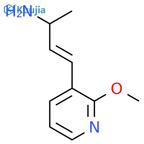 4-(2-Methoxypyridin-3-yl)but-3-en-2-amine structure