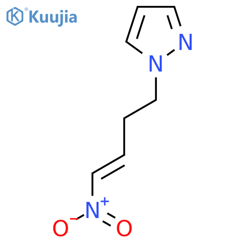 1-(4-nitrobut-3-en-1-yl)-1H-pyrazole structure