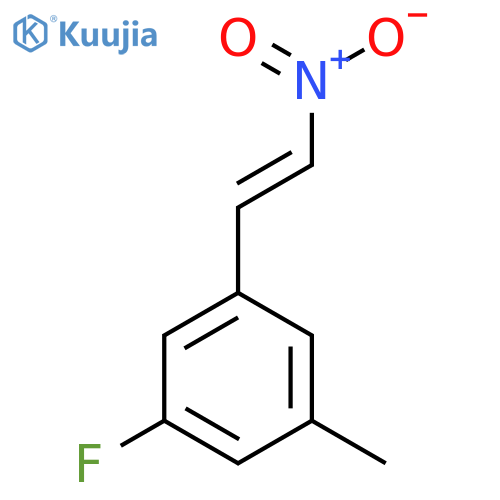 1-fluoro-3-methyl-5-(2-nitroethenyl)benzene structure