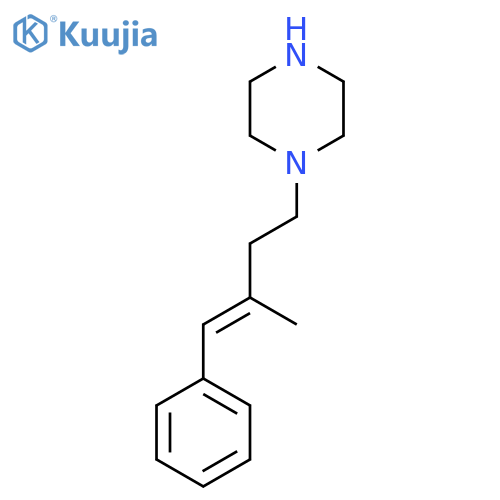 1-(3-methyl-4-phenylbut-3-en-1-yl)piperazine structure